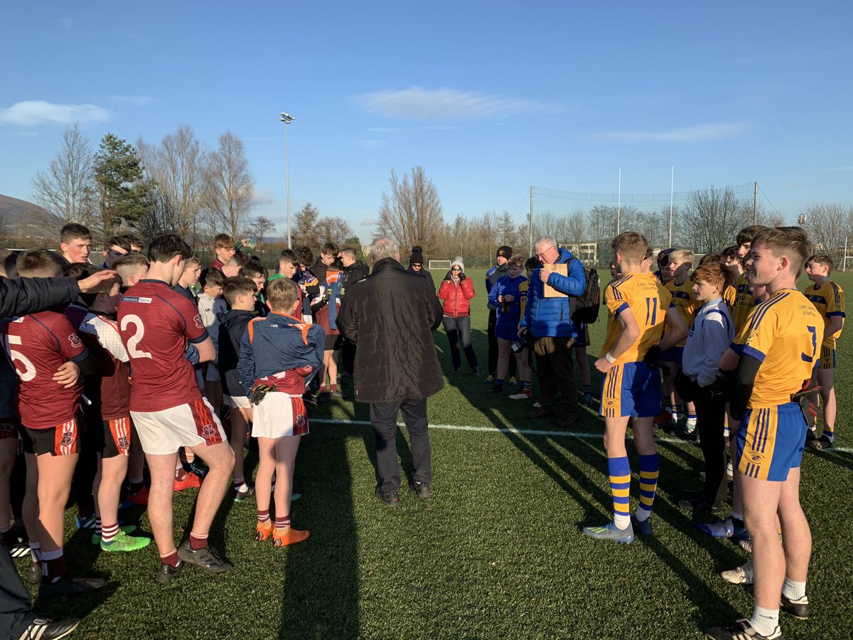 LCCGAA's tweet photo. 🏆 Ulster Title Success 🏆

Congrats to our Y10 Gaelic squad on winning the U14.5B Loch an Iúir Shield yesterday after a tough final against St. Paul’s Bessbrook.

A Leon Boyd screamer with two mins left won it on a 4-9 to 3-11 scoreline 🟡🔵

@ulsterschools @derrypost @Doiregaa https://t.co/oQ1wkmzkYq