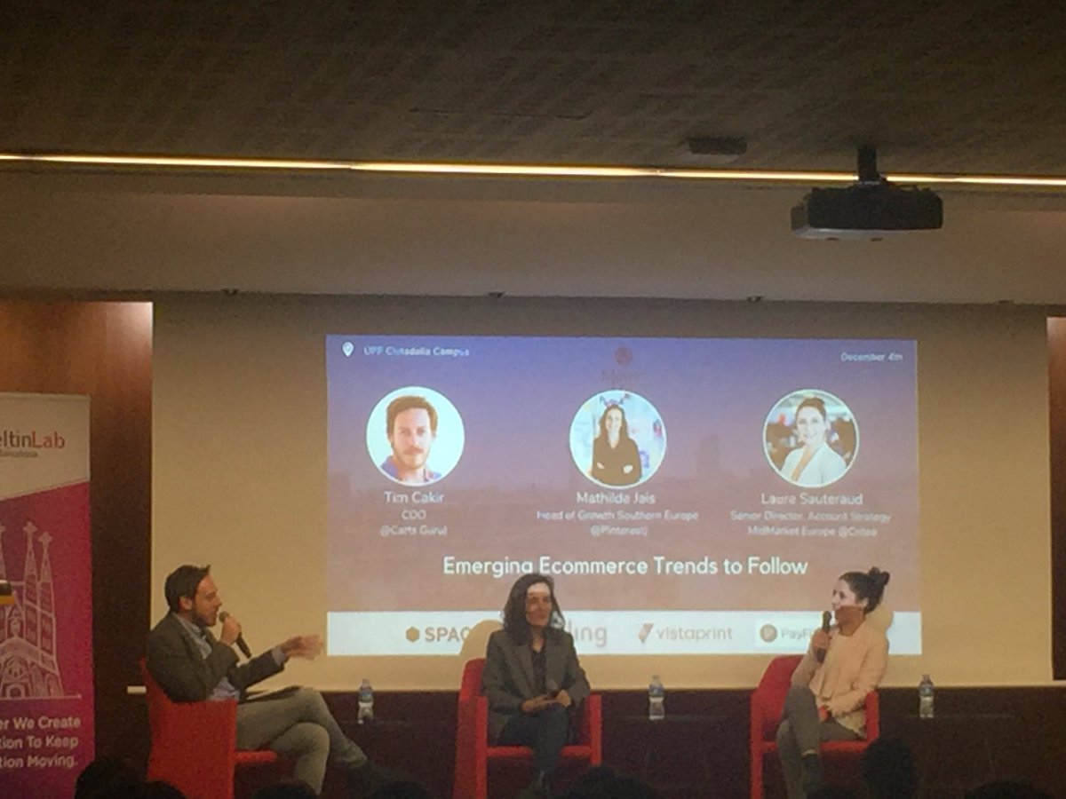“Emerging Ecommerce Trends to Follow” at #meltinlab10 with <a href="/CakirTim/">Tim Cakir</a> <a href="/MathildeJais/">mathilde jais</a> <a href="/MeltinlabBCN/">meltinlab_barcelona</a>