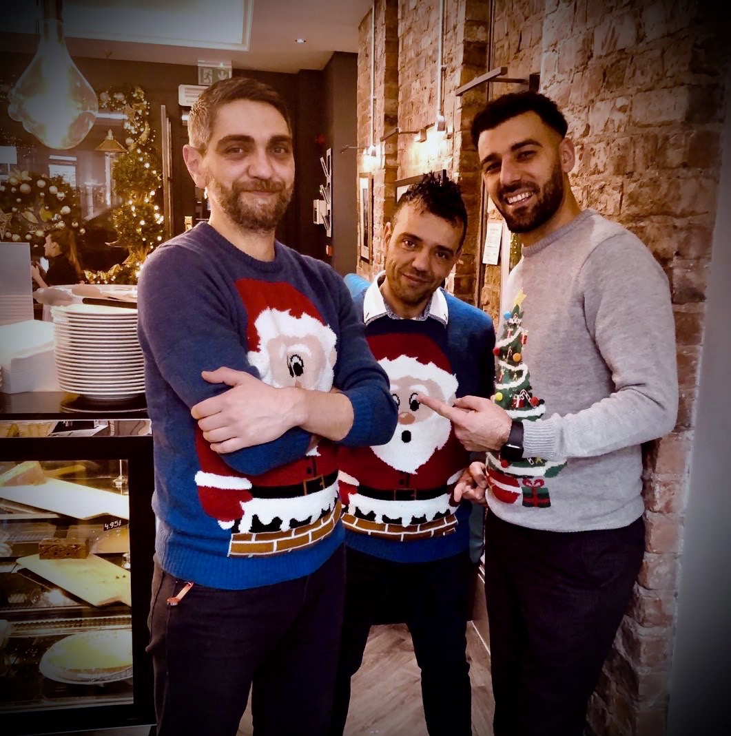 Not to be outdone by #team #Bramhall, #team #Hale have donned our #Juniper #Jumpers for #Christmas too! 
🎅👕🌲❄️🌟✨⛄️
#breakfast #alldaybreakfast #brunch #lunch #latelunch
🥇 of 30 #Hale #Restaurants! #Alty #Altrincham #HaleBarns #Bowdon #CheshireFood #festivefrolics