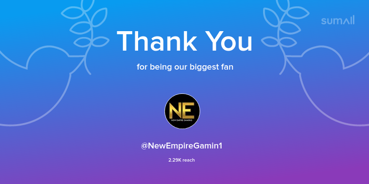 sumophlux's tweet photo. Our biggest fans this week: NewEmpireGamin1. Thank you! via https://t.co/Srx0v3dJJ0 https://t.co/NOCNXmHYdo