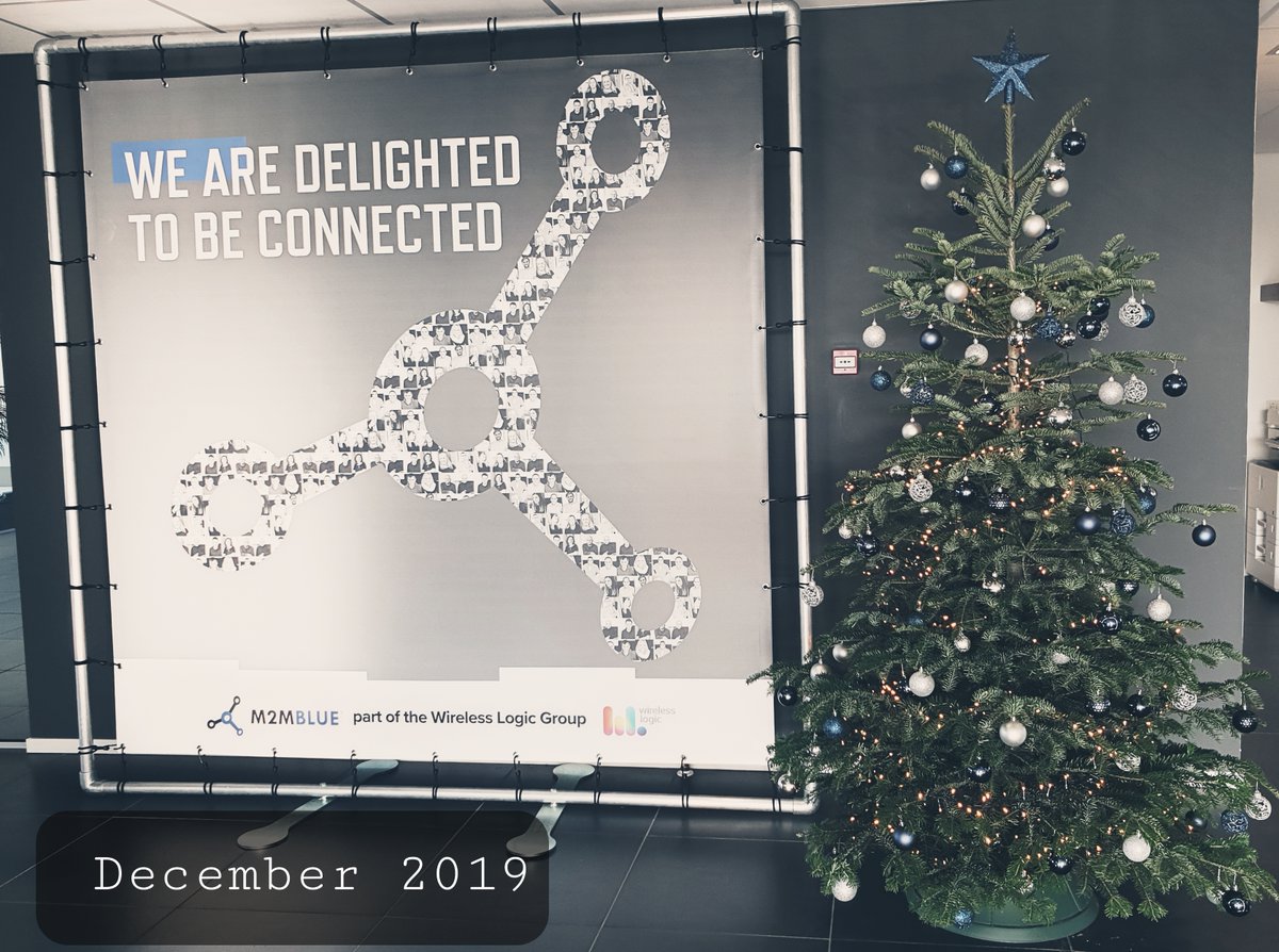 M2MBlue's tweet photo. We are ready for December! 
We stay connected, anywhere, anytime.
#christmas #holidays #december #christmastree https://t.co/7RmCtbwNZc
