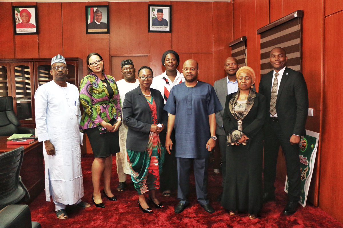 SenBasheerlado_'s tweet image. In an effort to provide financial inclusion for the unbanked population of #PersonsOfConcern in Nigeria, my team and I met with members of the @StanbicIBTC Nigerian and South African teams led by Remy Osuagwu and Hauwa Bello, to explore sustainable options.