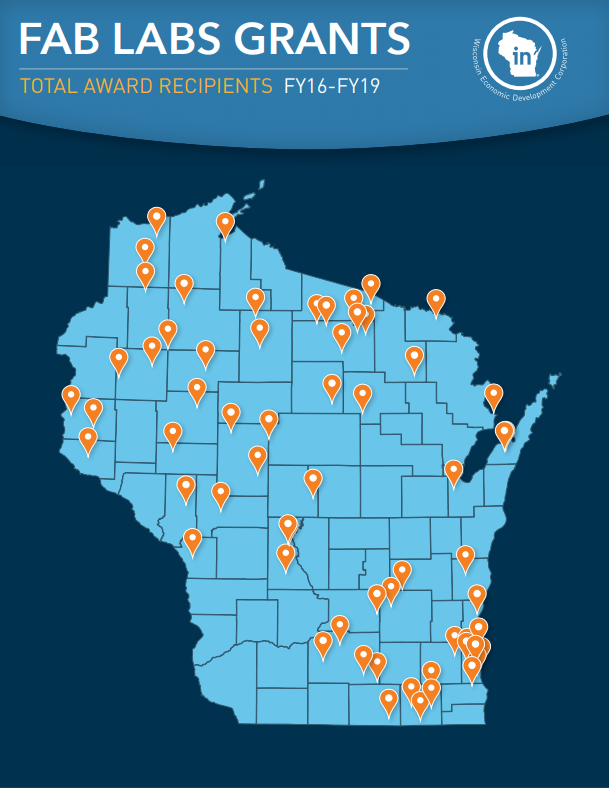 WEDCNews's tweet photo. Is your school on the list? Deadline is tomorrow! Interested in applying for a #WIFabLab grant? Take a look at these helpful resources for applying for a grant or setting up a fab lab and apply by Dec. 12: https://t.co/FUe9BuX683 https://t.co/obXB9xJEJe