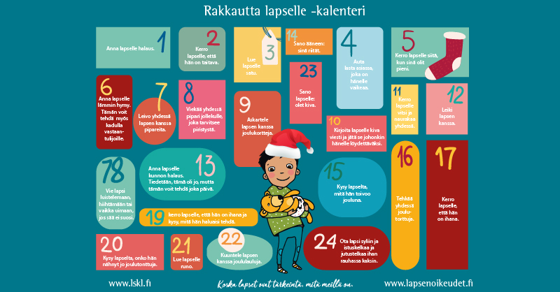 Jokaisella lapsella tulisi olla rakastettu olo, niin jouluna kuin kaikkina muinakin päivinä🥰🎅Lataa ilmainen Rakkautta lapselle -joulukalenterimme: bit.ly/2sKBJ9k
