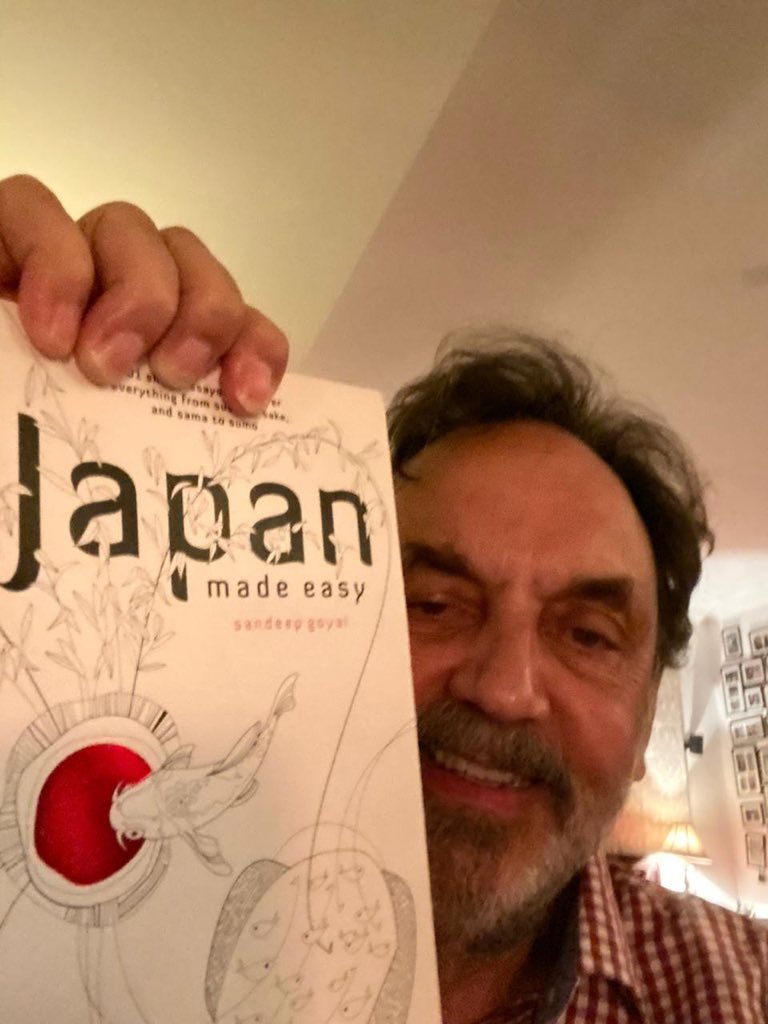 HarperCollinsIN's tweet photo. Dr. Prannoy Roy is reading our latest releases #JapanMadeEasy by @_SandeepGoyal_.
Order your copy today!
@PrannoyRoyNDTV https://t.co/cY315KAlSu
