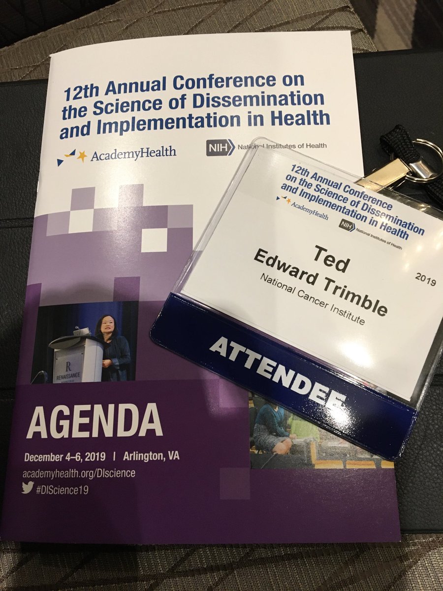 Edward Trimble (@ncitedtrimble) on Twitter photo Great to join #DIScience19 : dissemination & implementation science key to @who global #cervicalcancer prevention & control @NCI_ImplSci @NCIDAChambers <a href="/AcademyHealth/">AcademyHealth</a> Great to join #DIScience19 : dissemination & implementation science key to @who global #cervicalcancer prevention & control @NCI_ImplSci @NCIDAChambers <a href="/AcademyHealth/">AcademyHealth</a>