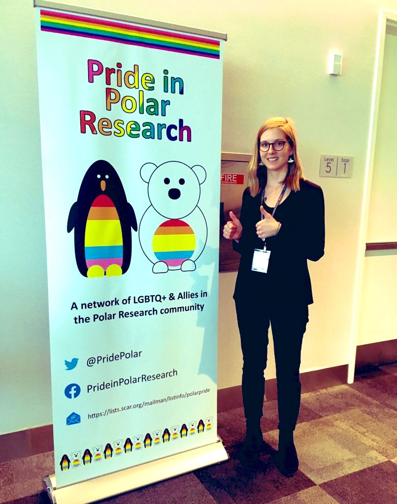 I am a proud ally of Pride in Polar Research!!! @Polar_Research Happy to see @PridePolar at the @ArcticNet #ASM2019!!! #InclusiveScience