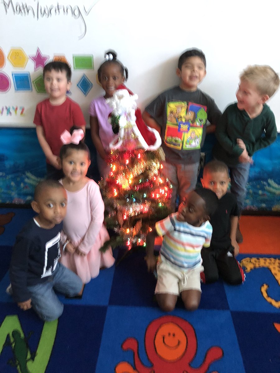 CoombsClass's tweet image. Lots of Christmas going on in Coombs class!  Pre-K decorated their very own classroom tree.  And matching uppercase and lowercase letters to create Christmas trees is pretty cool too.  @CoombsClass @DukeElem