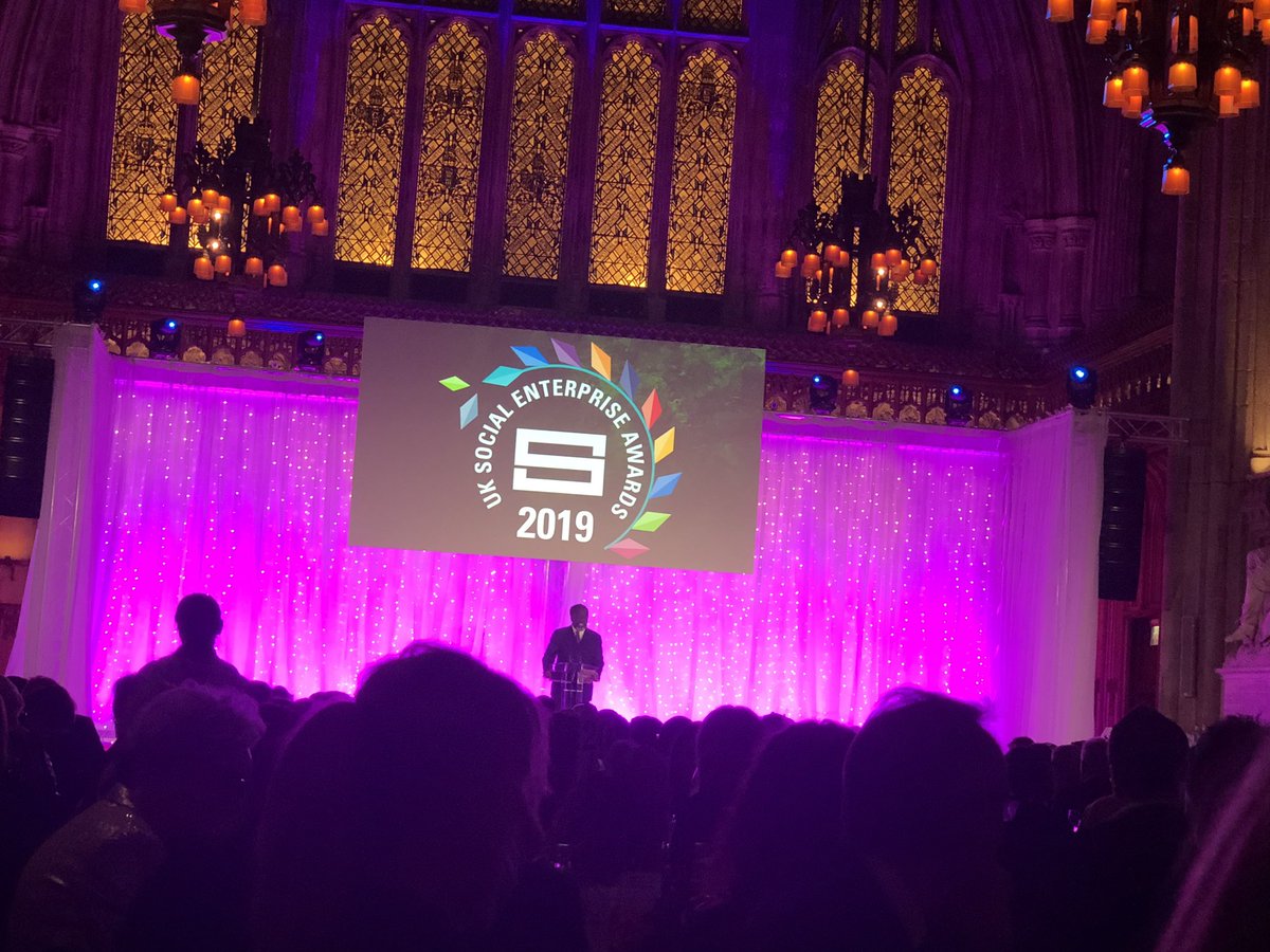 Great opening by the Professor Lord Victor Adebowale CBE <a href="/SocialEnt_UK/">Social Enterprise UK</a> #socentawards19 at the fantastic Guild Hall in London. Good luck to all those great Social Enterprises shortlisted.