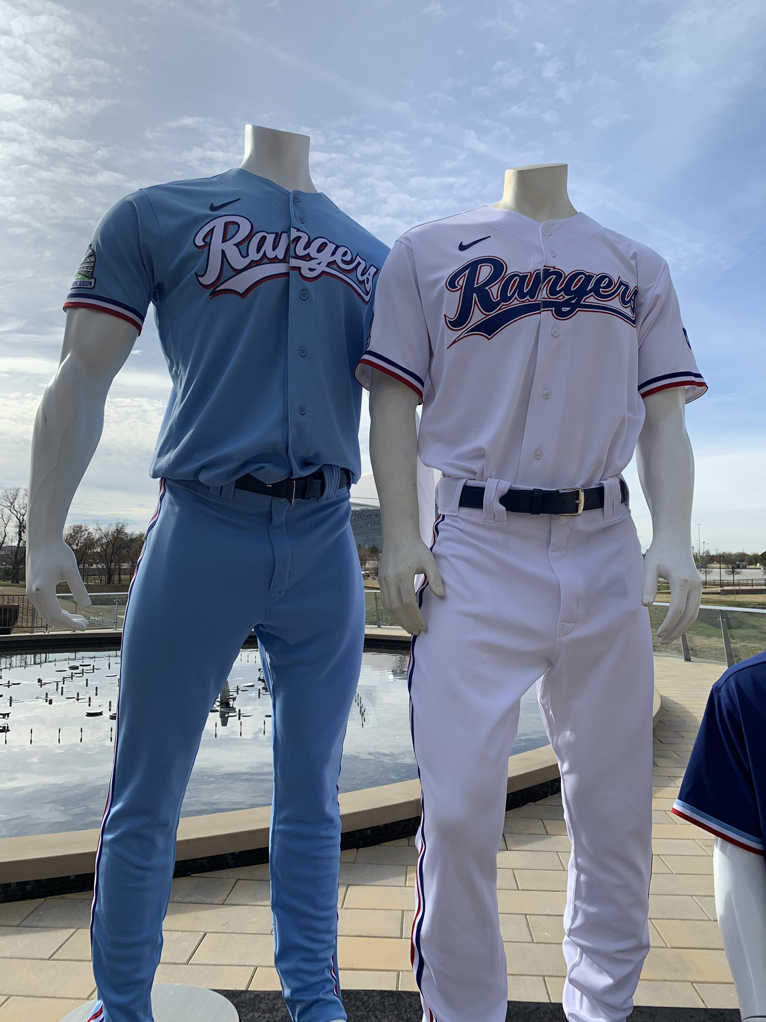 texas rangers powder blue uniform