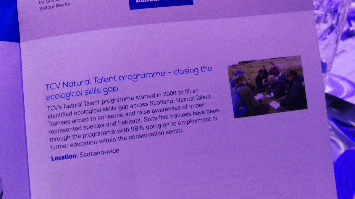 There we are! And here we are! <a href="/NatureofScot/">Nature of Scotland Awards</a> awards! Best of luck to all those in the Innovation Award catagory! <a href="/BuglifeScotland/">BuglifeScotland</a> <a href="/scottishbadgers/">Scottish Badgers</a> @marinescotland #nohecklingpact #natureofScotland
