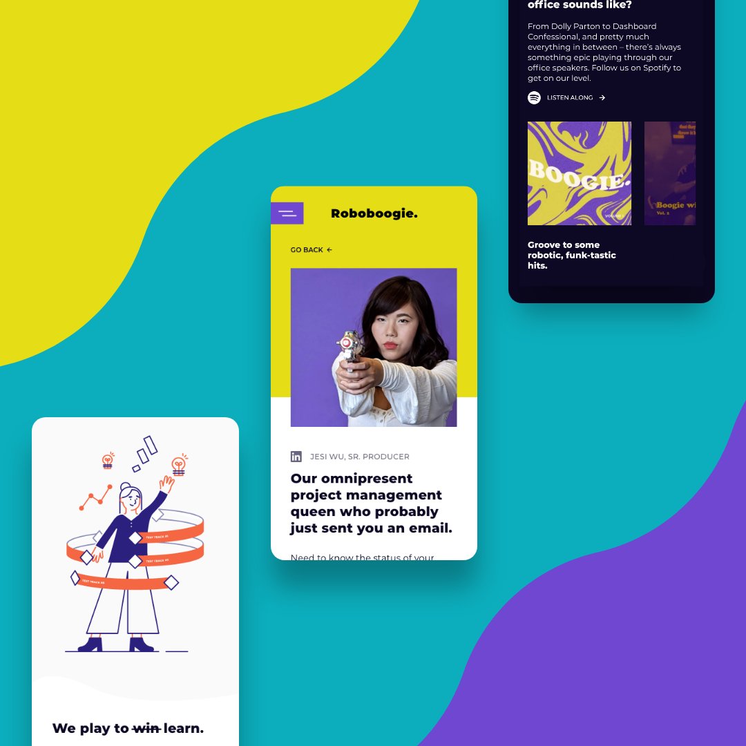 Christmas came early this year! We are proud to announce our ALL NEW brand and website redesign - brought to you by the powerful and talented Roboboogie team. Well, what are you waiting for?! Check us out!  teamroboboogie.com/?utm_source=tw…