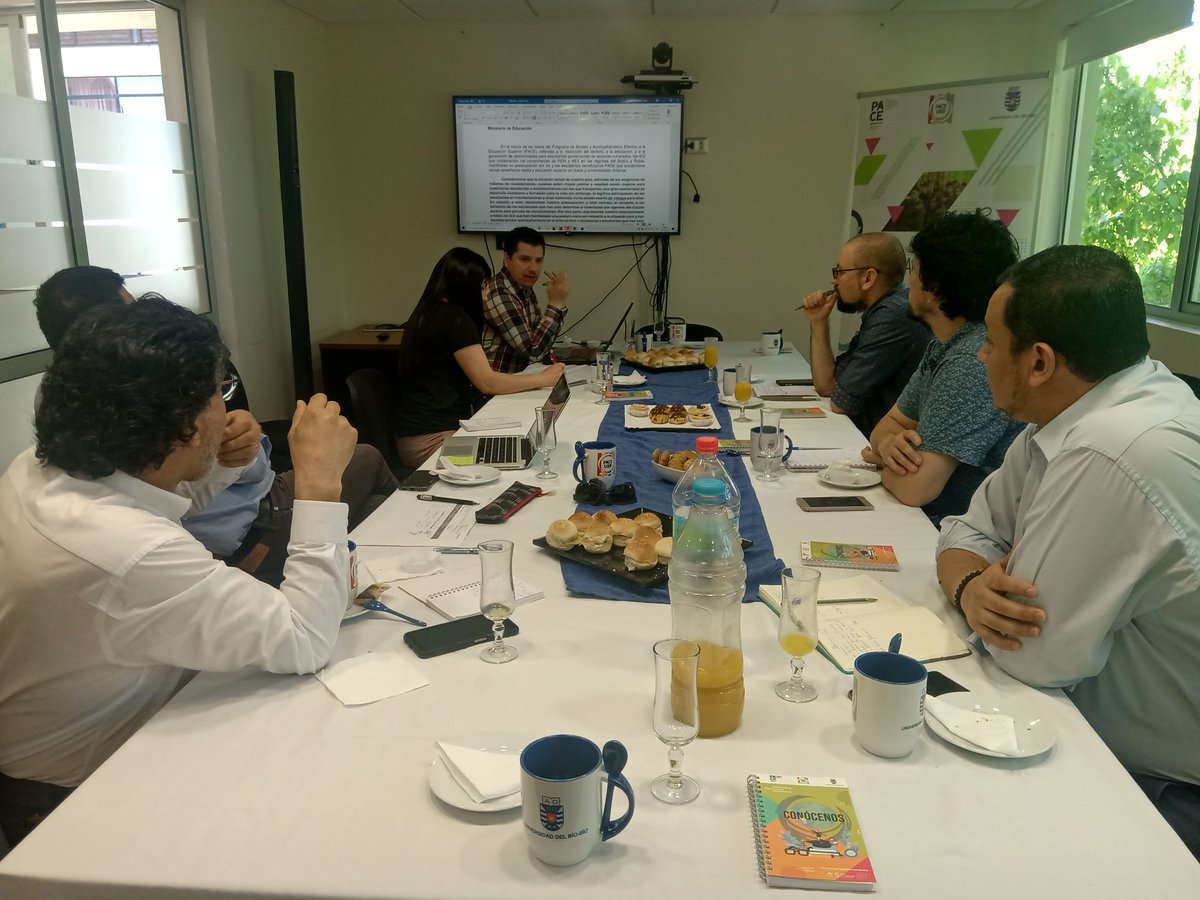PACEUBB's tweet photo. Hoy nuestro equipo #PaceUBB organizó la reunión de las Instituciones de Educación Superior, IES, con la presencia del Pace UdeC y Pace Ucsc, para conocer el estado del programa y los avances para el año 2020.
#ConstruyendoOportunidades https://t.co/PGxNoTe7HZ