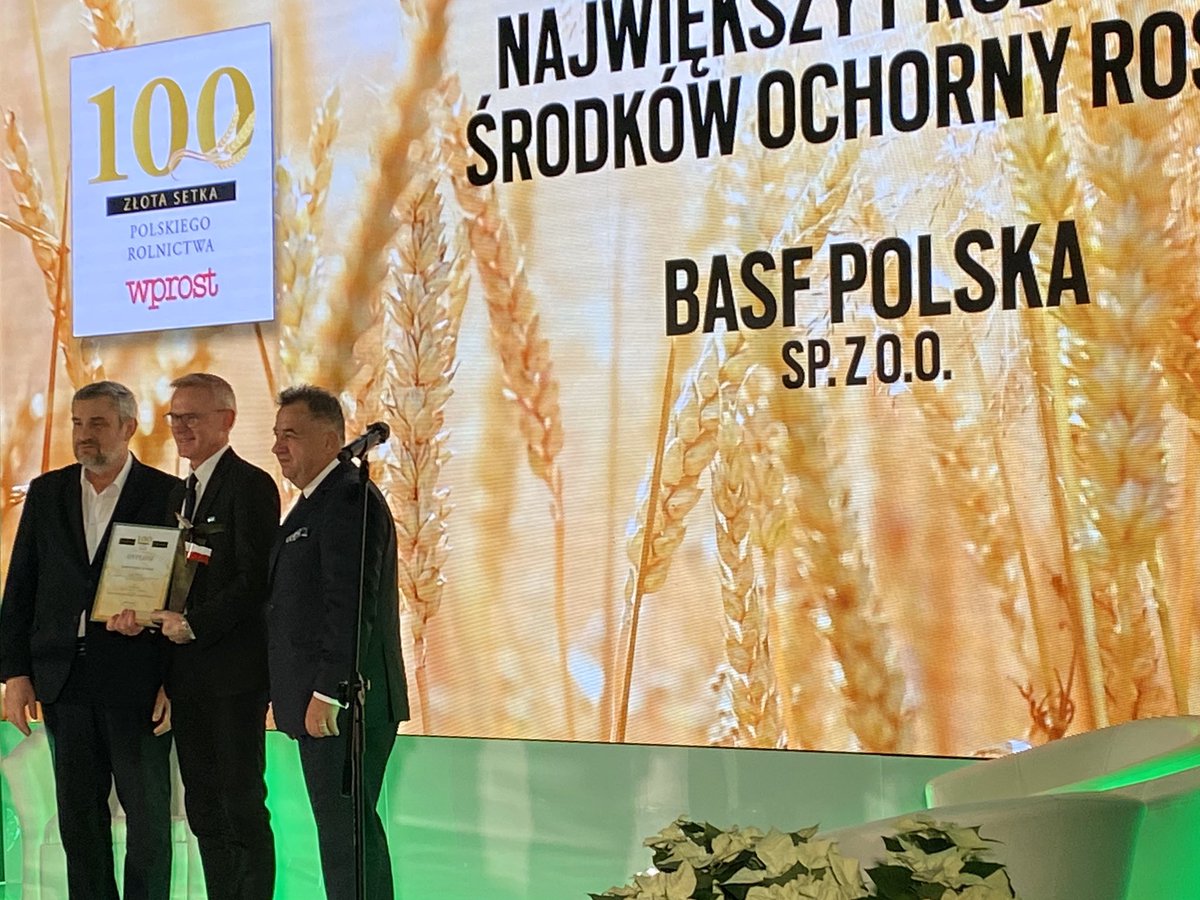 TygodnikWPROST's tweet image. Laureaci „Złota 100 Polskiego Rolnictwa @BASF_PL