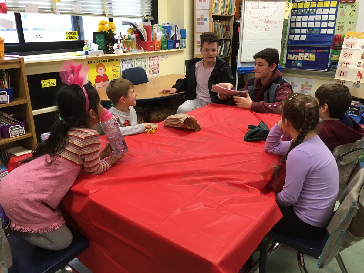 MsMigliacci's tweet photo. The @MarionStreetLyn 1st graders were the best audience for the @LynbrookSouthMS 8th grade Public Speakers! @AllisonCurranEC @JMWiener https://t.co/HvqHZs9qzO