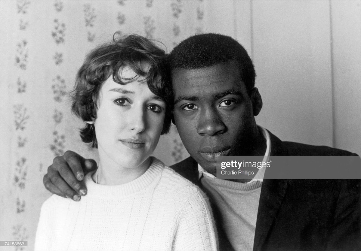 A mixed-race couple living in Notting Hill, London, 1967. Hope life worked out for them. Photo by Charlie Phillips