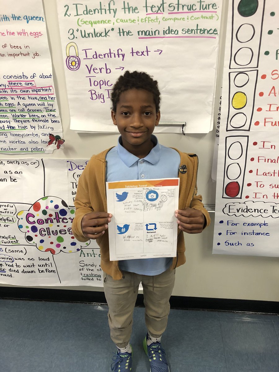subr2000's tweet photo. @MadingES Ms. Harvey’s 4th grade ELA class showing their “evidence of learning” with Tabletop Tweets!!
#lovinlead4ward https://t.co/9Fq1VZyDgX