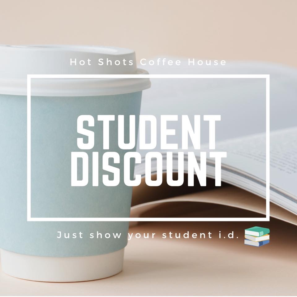 Treat yourself to a cup while preparing for finals! ☕️
