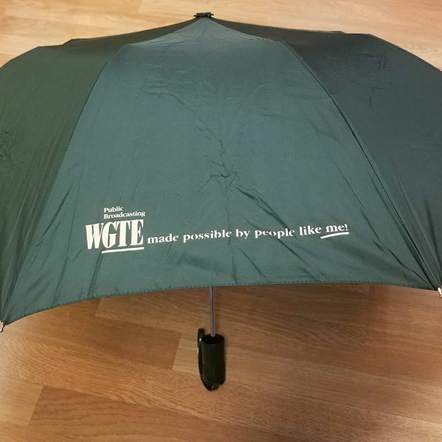 Rep your favorite local PBS channel and stay dry at the same time with this #wgte umbrella! $8 ift.tt/2DKmU95