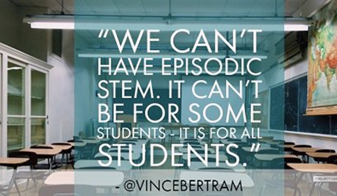 TheresaJHall's tweet photo. One reason why your PLTW programs should be PK-12 👇
“My middle school robotics team is 50/50 young men and young women. That’s a benefit of PLTW Programs beginning in Kindergarten “ @LoogooteeCS @PLTWorg #STEM https://t.co/0r6PIXXaT7
