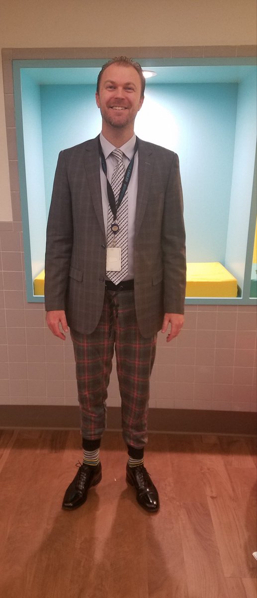 My formal twist on pajama day. #WestsideBestSide