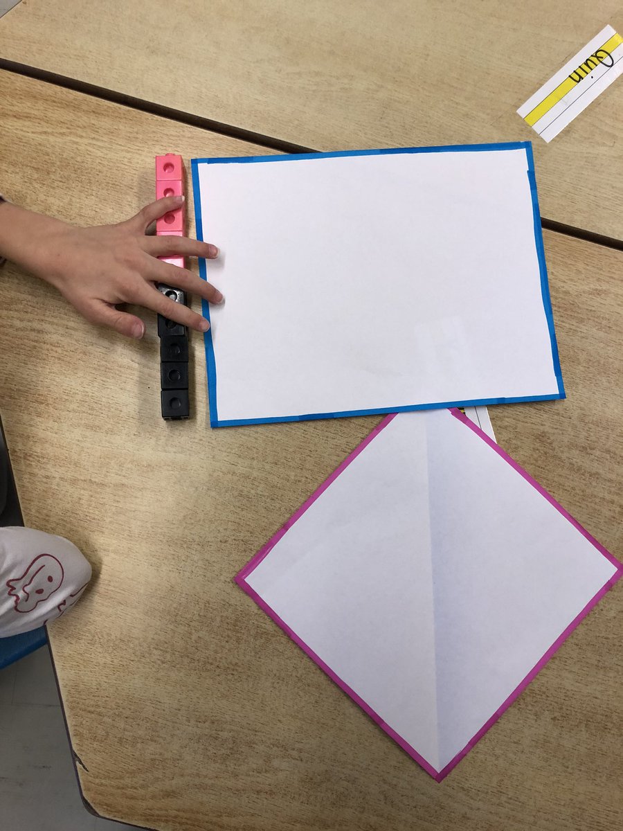 THindermeier's tweet photo. What an engaging way to begin our inquiry into the similarities and differences between squares and rectangles!  We explored pairs in math and literacy and then started to wonder about each shape.  Fun times in one-dear-land!  @TVDSBmath @Westmount_ps @devos_ms @iteachmathAll https://t.co/0AQyQQJx9b