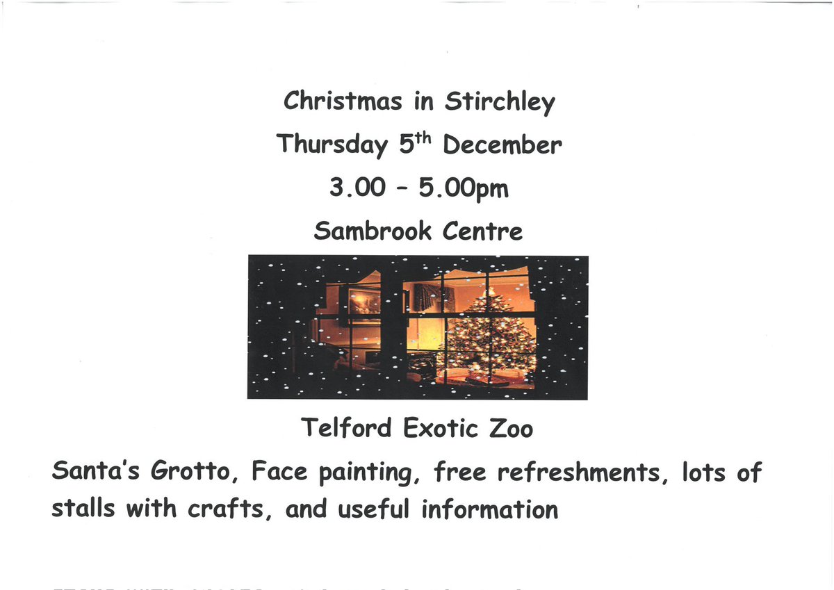 Stirchley and Brookside Parish Council tweet media