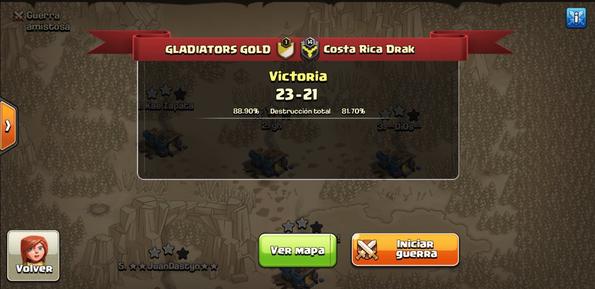 Felicidades a nuestros GLADIATORS GOLD por esta gran Victoria ante estos cracks de @CostaRica_Drak ya con esta Victoria pasamos a cuartos de final en @EWUeSports, vamos con todo mis GLADIATORS!🔥🔥🔥