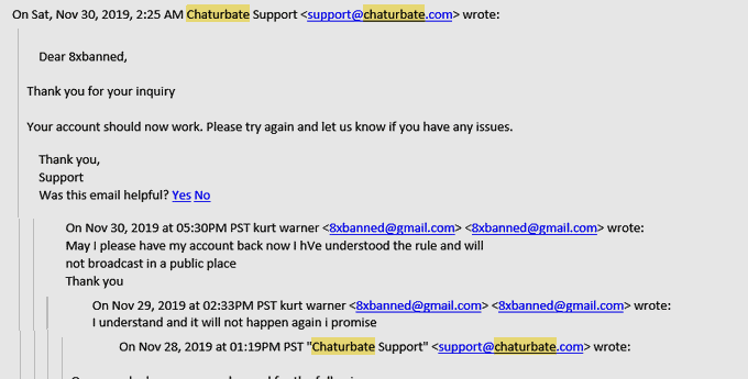 @chaturbate its been 5 days after you said my account should work and it still doesnt... ive written<a class="tags" href="/tag/chaturbate">@chaturbate</a><a href="/tag/fuckturo"class="tags"><span>#fuckturo</span></a>