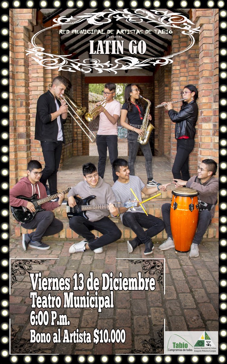 Este sera el próximo evento de nuestra Red Municipal de Artistas de Tabio, te esperamos!!!