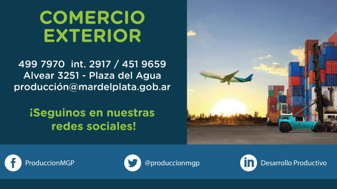 desarrolloeinv's tweet photo. #Comex 🌐
✅ Si querés asesorarte para comenzar a exportar tus productos, recibir información sobre mercados externos, participar en ferias o conocer los programas vigentes de la AAICI y de GLOBA, o formar parte de la #OfertaExportable del municipio, ¡acercate a nuestra oficina! https://t.co/UXQLiozboE