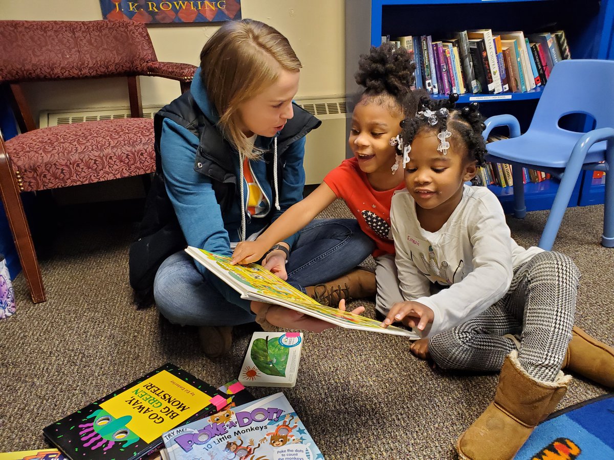 NextDoorMil's tweet photo. Thanks to the team from @LifeNavOrg for volunteering at Next Door on #GivingTuesday. They engaged our students with story time in the library. Life Navigators has supported Next Door in the past on Giving Tuesday and we were so glad to welcome you back! #supportearlyed #milwaukee https://t.co/ItfM7x1tbm