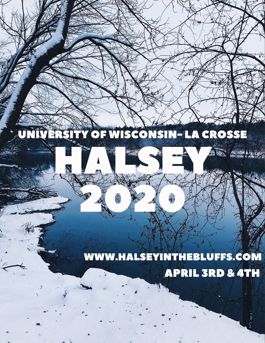 Happy December! Register for Halsey 2020 today- Link in bio ❄️

#halseyinthebluffs #lacrosse #uwl #deltasigmapi