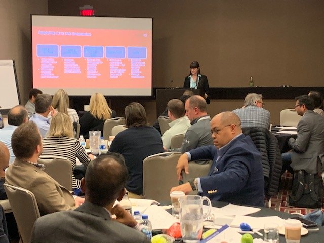 It was standing room only for our #AI workshop in New Orleans for #IAWeek! Lots of Q's &amp; a good discussion on AI technology in the Enterprise. #FortressIQ #automation