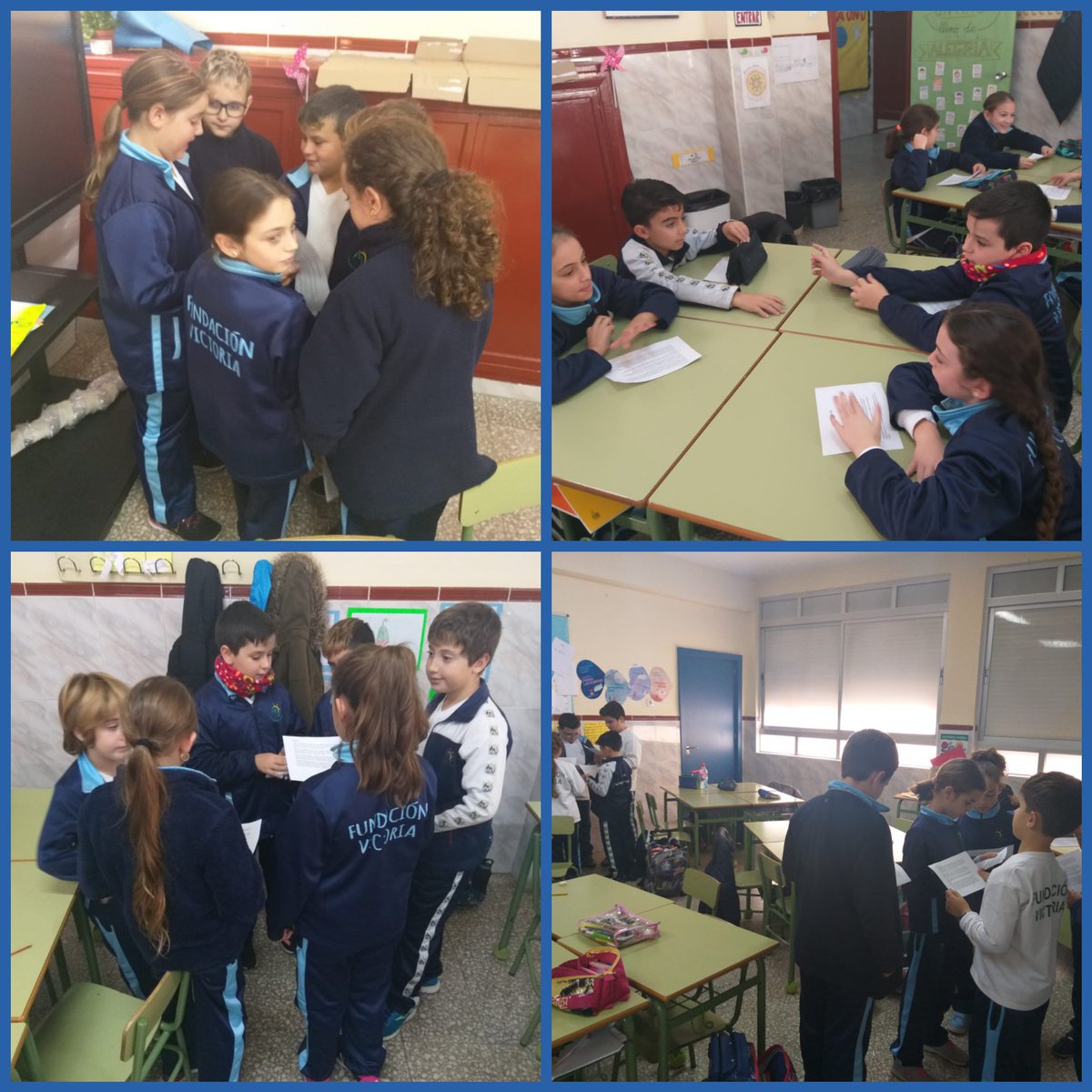 SJObrero's tweet photo. En 4 de primaria hemos trabajado La Constitución con un Puzzle de Aronson. El alumnado ha leido, reflexionado,  comentado y explicado cada parte que le ha tocado. ¡Manera excepcional de trabajar en equipo! https://t.co/fQpYFVmKll