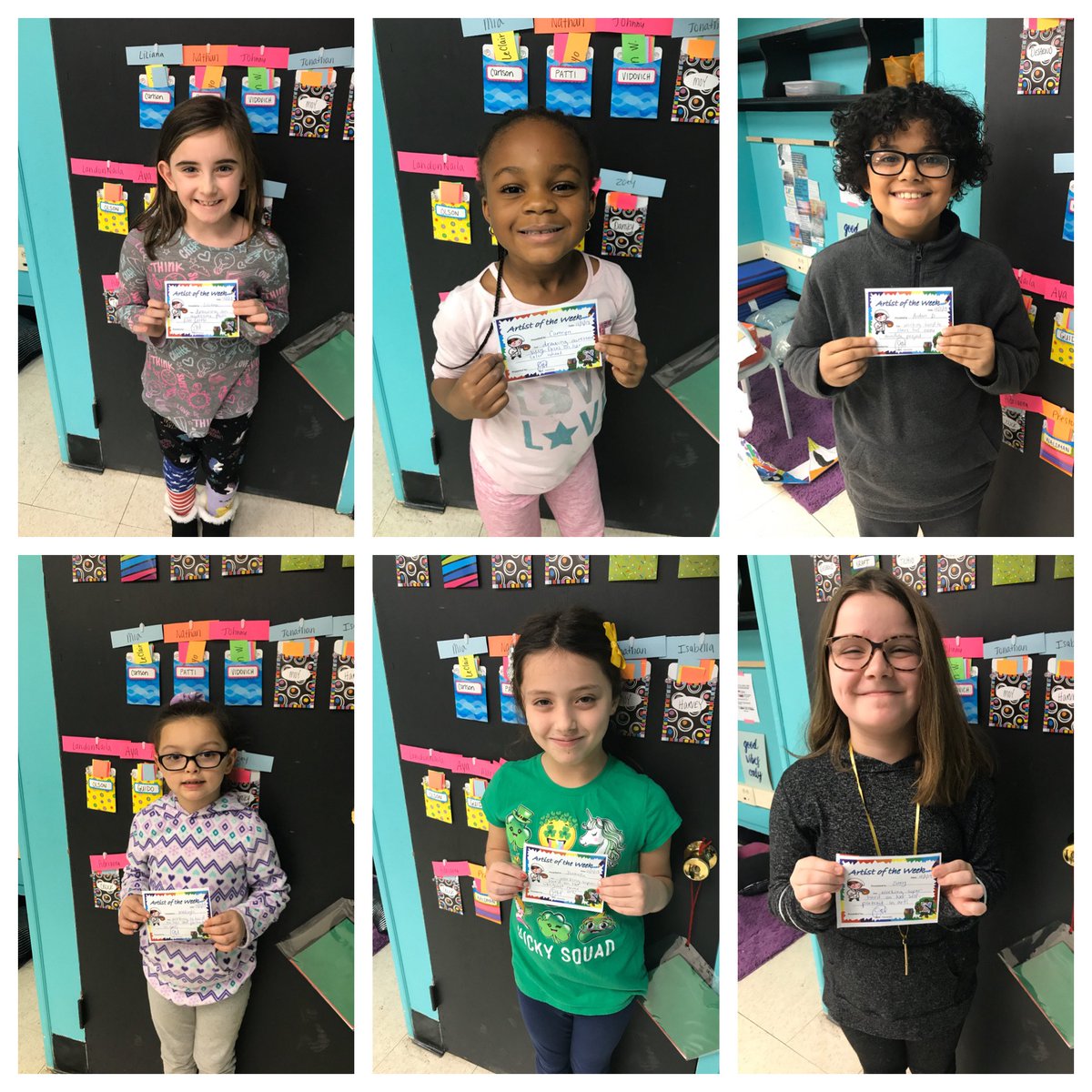 Monday’s Artists of the Week at Voorhees! #Voorheesvikings