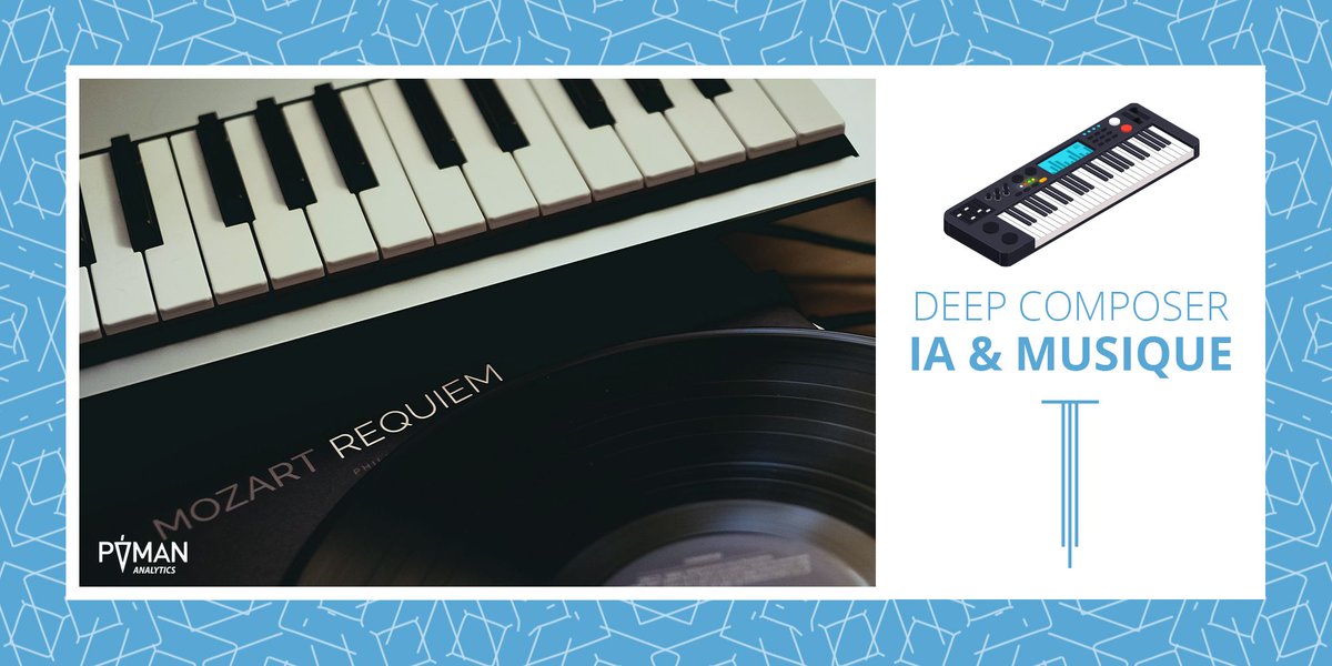 PimanAnalytics's tweet photo. [ #AWSDeepComposer ] Avez-vous vu la solution de composition musicale signée @awscloud ? 🤔 
Il s’agit d’AWS Deep Composer, un clavier-piano intelligent qui permet de créer de la musique par intelligence artificielle grâce au #machinelearning ! 🎹

➡️  https://t.co/JTf1L8ySG5 https://t.co/ABwCHICfdm