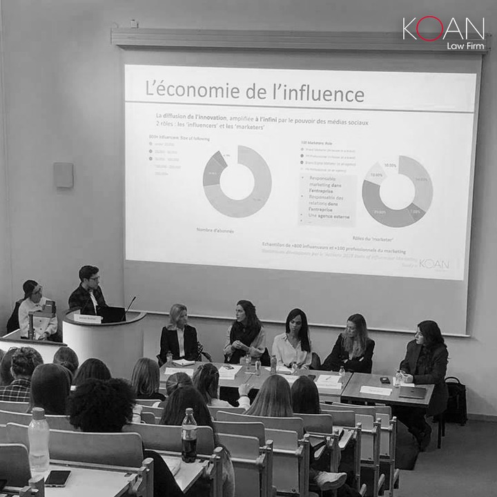 Agnès Maqua, partner at Koan, offered her Master 1 students at IHECS an immersive panel gathering different stakeholders of the influence marketing economy. Influencers, advertisers, startups and media enthusiasts brainstormed over the challenges faced and long term prospects.