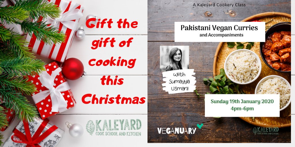 For #veganuary in #2020 here at Kaleyard we are looking at meat-free ways to teach you to cook a delicious curry. This class will be led by head cook, <a href="/SumayyaUsmani/">Sumayya Usmani</a> and is a great alternative gift idea for this #christmas
To buy, click => buff.ly/2P8bGAo

#glasgow #food