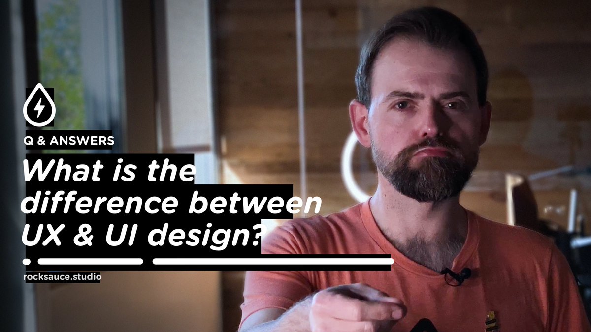 rocksauce's tweet photo. On this episode of #QAnswers, our GM/Founder @qmanning helps you understand the difference between #UX & #UI design, and of course, how they tie together!
https://t.co/viqew1O3Qf
#nakedUX #innovateOrStagnate #buildItRight #innovationAgency #digitalAgency #uxDesign #uiDesign https://t.co/ONd9o6oJgu