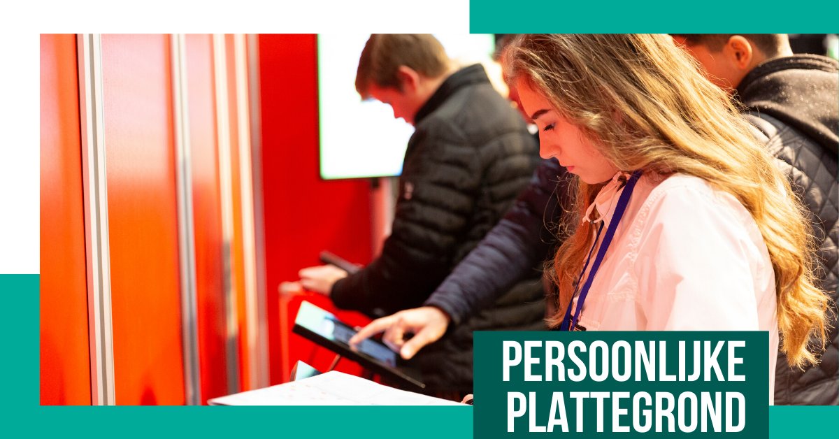 Met 60 deelnemende onderwijsinstellingen is het handig om je goed voor te bereiden op <a href="/StudieBeursWest/">Studiekeuzebeurs West</a>. Je kunt zelf een persoonlijke plattegrond maken die jou helpt te navigeren tijdens de beurs. De persoonlijke plattegrond is nu beschikbaar.
studiekeuzebeurswest.nl/plattegrond