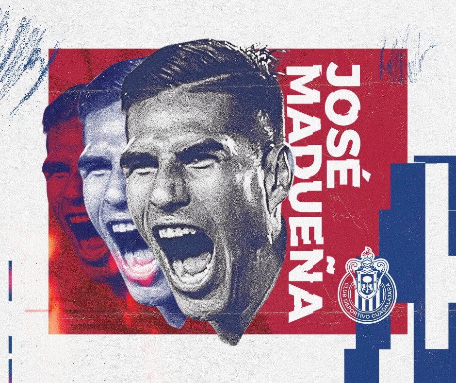 Chivas's tweet photo. Ya eres parte del equipo más importante de 🇲🇽

¡Bienvenido al Rebaño, José Madueña! 👊🔴⚪️ https://t.co/Fpj5s9fPVO