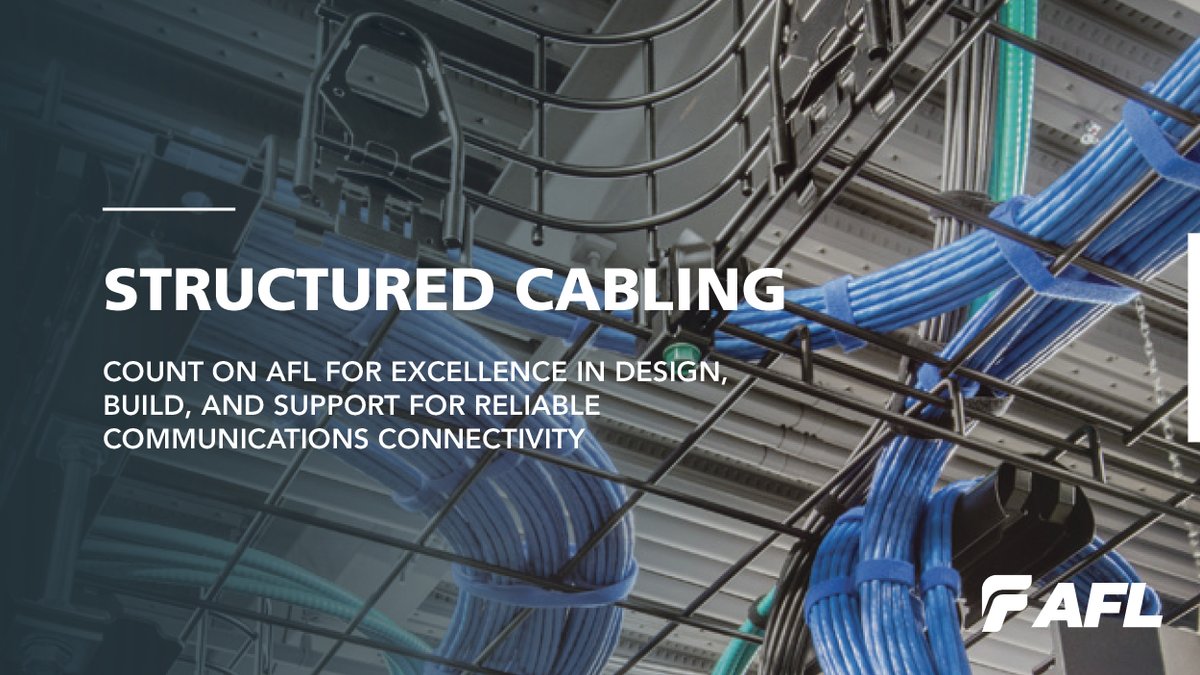 AFLglobal's tweet image. You can rely on AFL to help you determine your communications needs. Even your most complex telecommunications infrastructure will be designed, constructed, and installed to meet your current and future requirements. bit.ly/2npMJqh #structuredcabling #ServicesSolutions