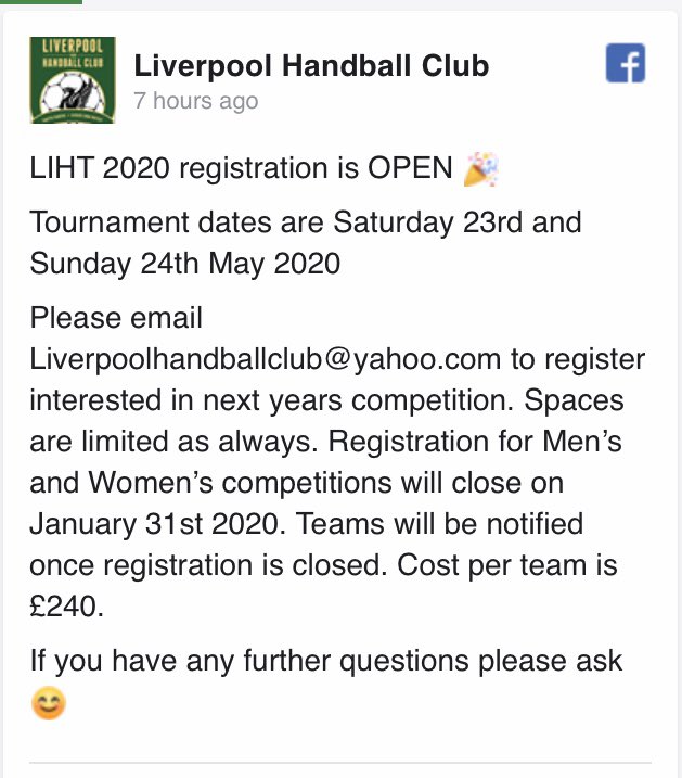 Register your interest so you don’t miss out #liht2020
