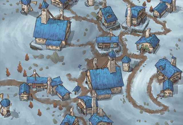 D D Snow Village Map Twitter 上的 Dungeon Mapster："Newthe Blue/Snow Variant, Free To Patrons :)  Downloads At Https://T.co/Llb4H7Urjw #Tabletopgames #Rpg  #Dungeonsanddragons #Dnd #Dnd5E #Pathfinder #Rpg #Fantasy #Encounter  #Printable #Battlemap #Map #Prop #Setpiece ...