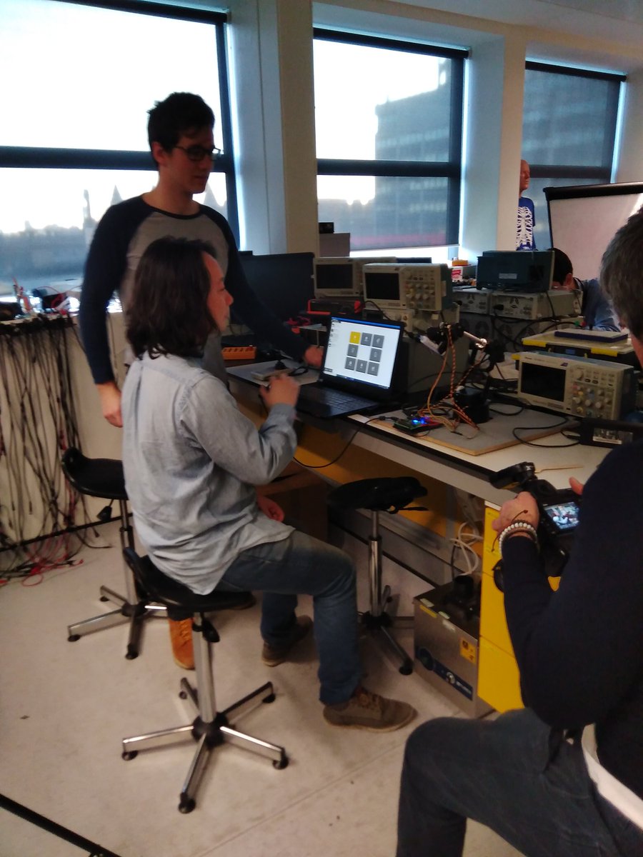 Treloar_TechHub's tweet image. Testing the universal controller @imperialcollege with @charityspoon