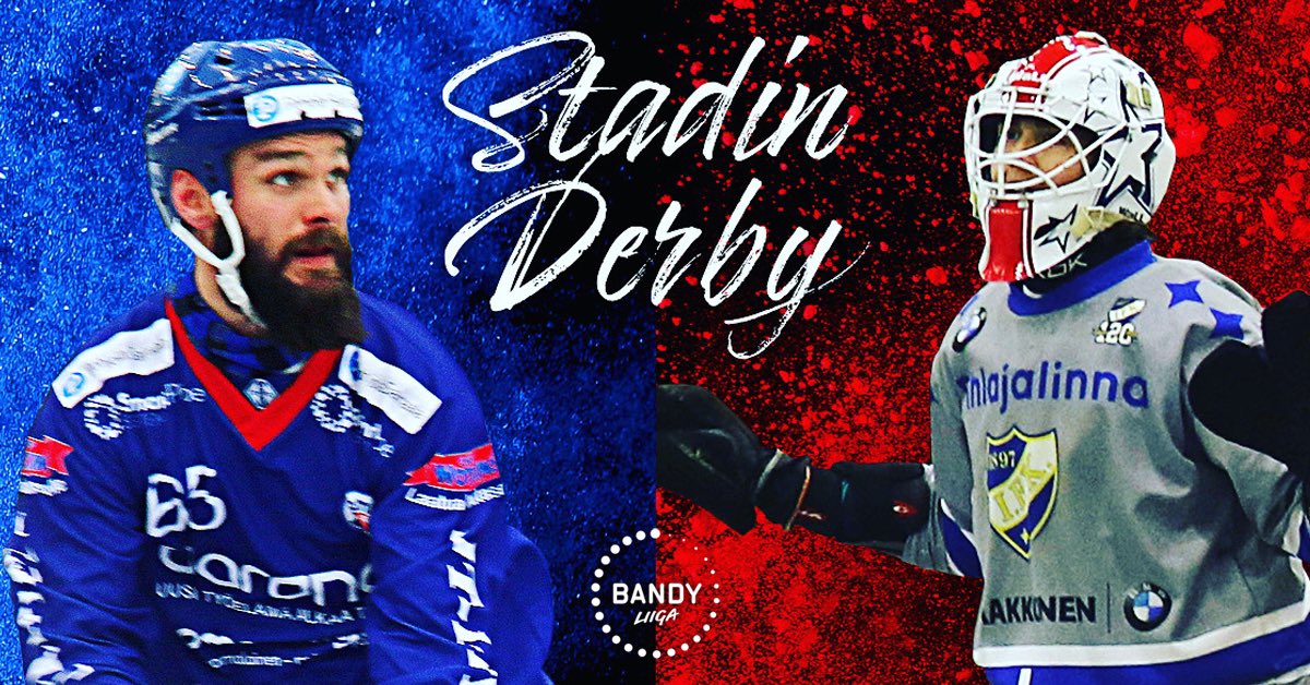 Stadin derby Ogelissa pe 6.12.2019 klo 13. Ottelu näkyy myös YLE Areenassa. 💙👊 #botniabandy #stadinderby #bandyliiga #pohjolasairaala