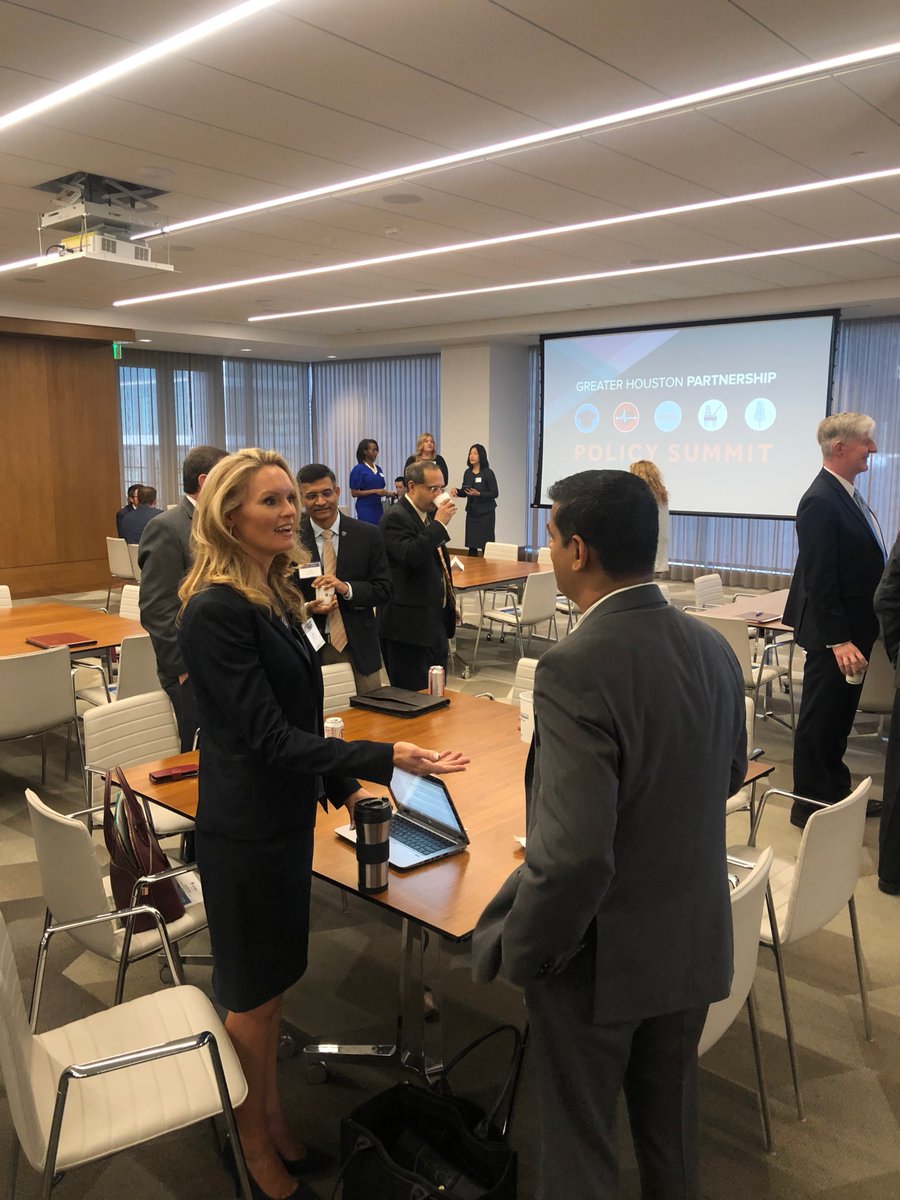 GHPartnership's tweet photo. Today, the members of the Partnership's nine policy committees join together at the 2019 Policy Summit to share collective accomplishments and plan for the year ahead under the #HoustonNext strategic plan. https://t.co/o9FkI5S7x8