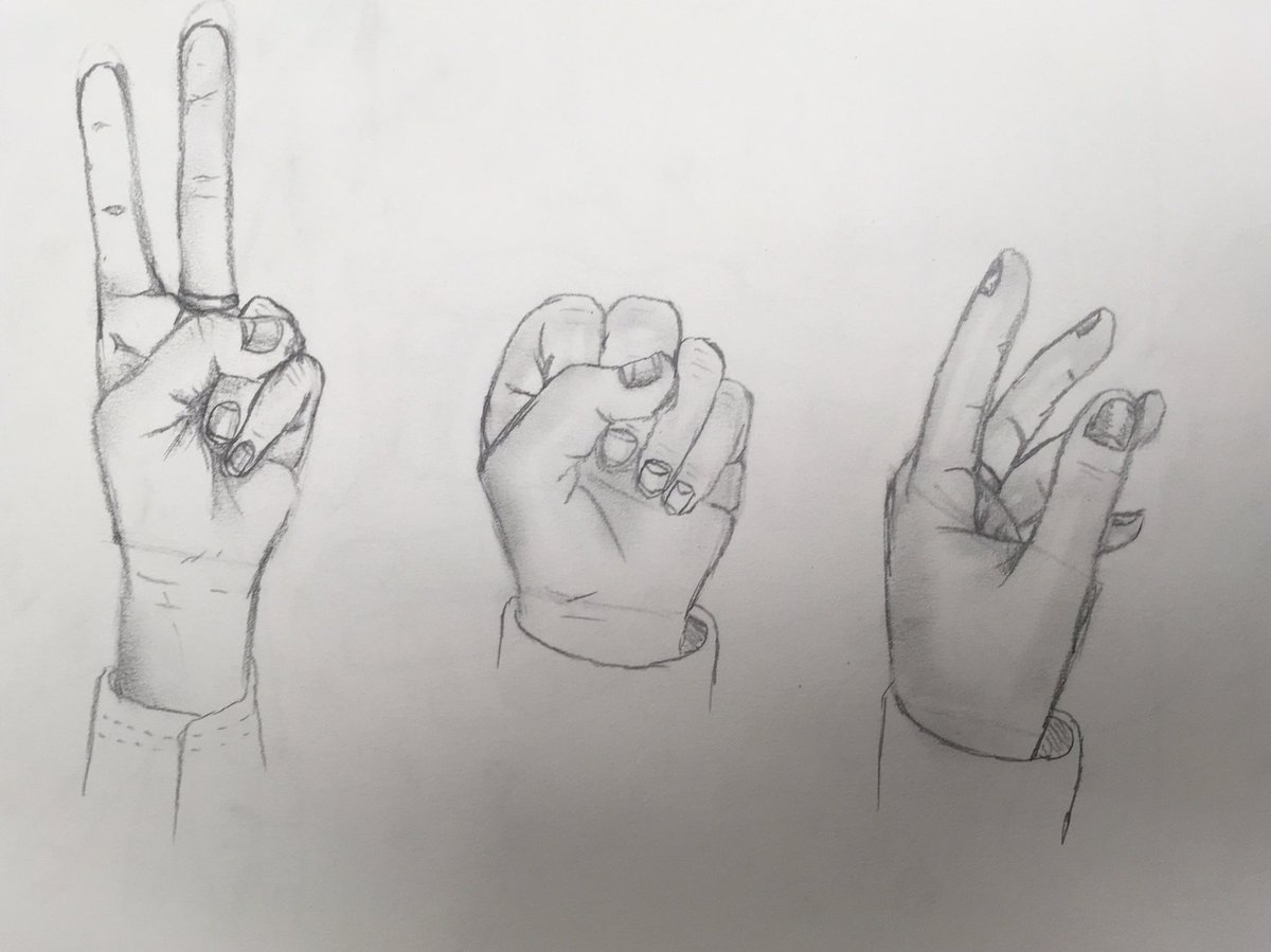 NathansonTed's tweet photo. Excellent sketches from 8th grade on our hand project- #noms https://t.co/NUxYncm8nm