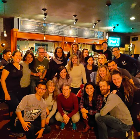 We ❤️ hosting your events and get togethers! Stop in today or email events@13thstreetkitchens.com to learn more about hosting your next event at Pro Tap 
--
📸: <a href="/runningyogette/">Running Yogette</a>
#prohibitiontaproom #phillyevents #phillyeventspace #phillyfoodies #eaterphilly